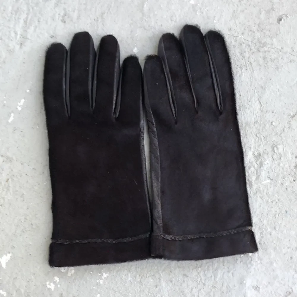 Vintage  Byblos leather  gloves